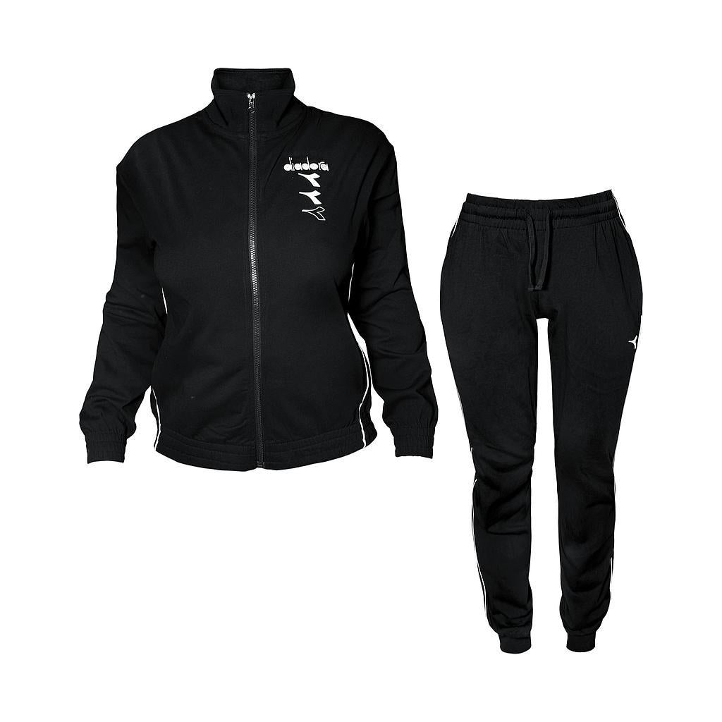 Diadora Conjuntos Femenino Moda L. Tracksuit Fz (Hj) Black