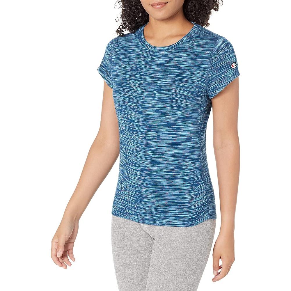 Champion Remeras Femenino Soft Touch Eco Ruched Side Tee Spacedye Multi Cool