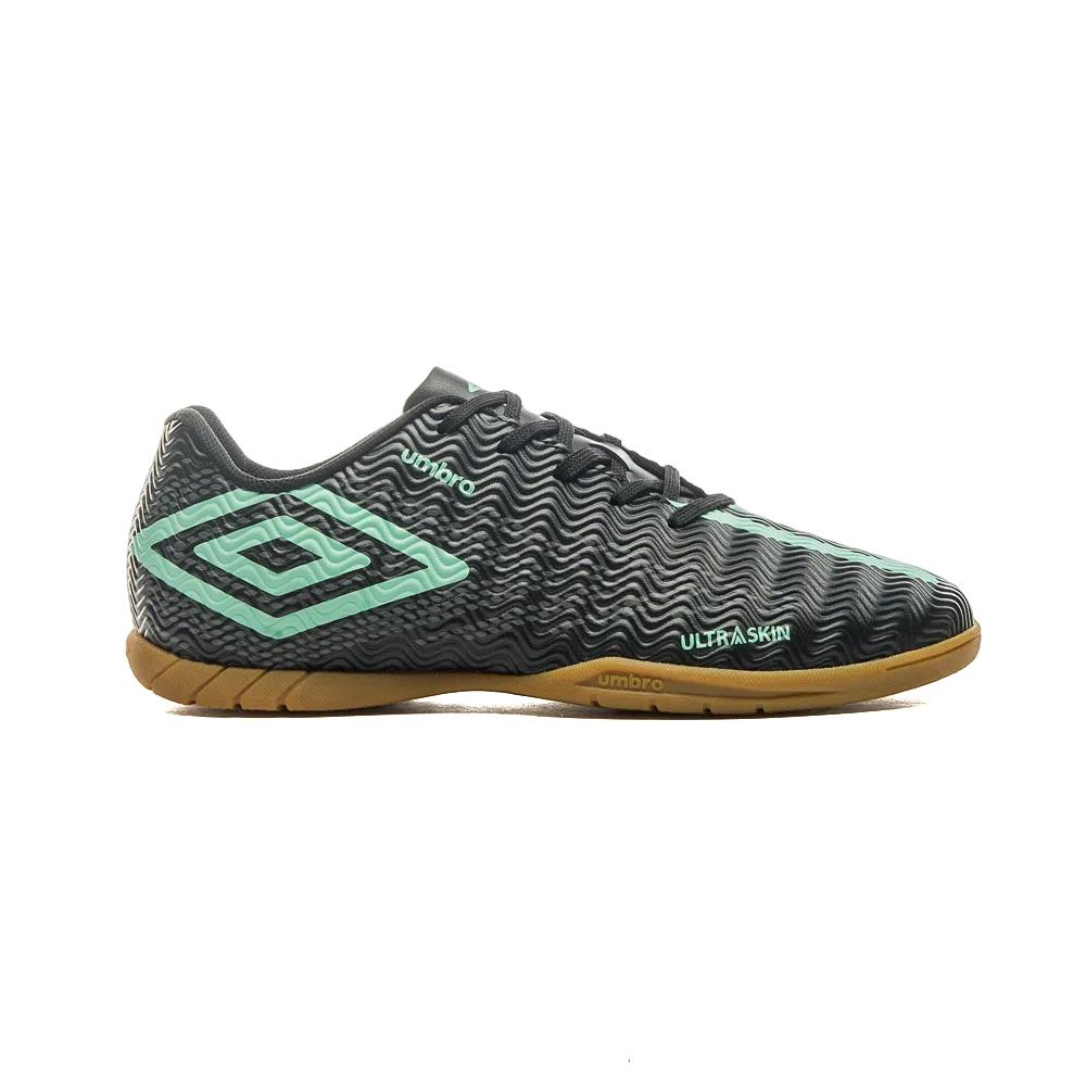 Umbro Masculino Futbol Indoor Ultraskin Negro/Verde Claro/Grafito