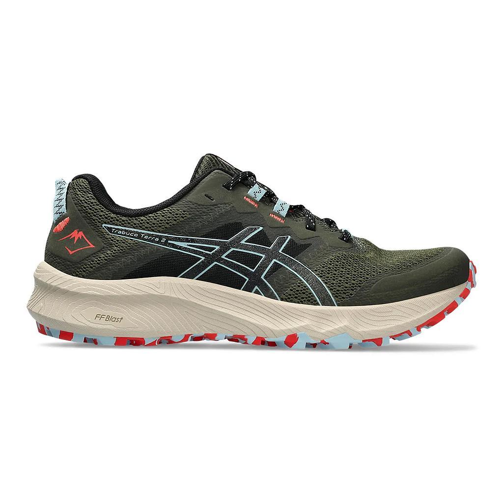 Asics Deportivos Masculino Running Trabuco Terra 2 Smog Green/Smoke Blue