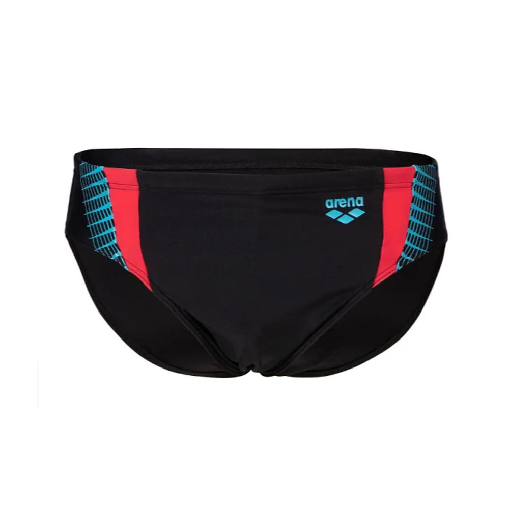 Arena Short de baño Masculino Natacion Threefold Brief R Black Black Anguria
