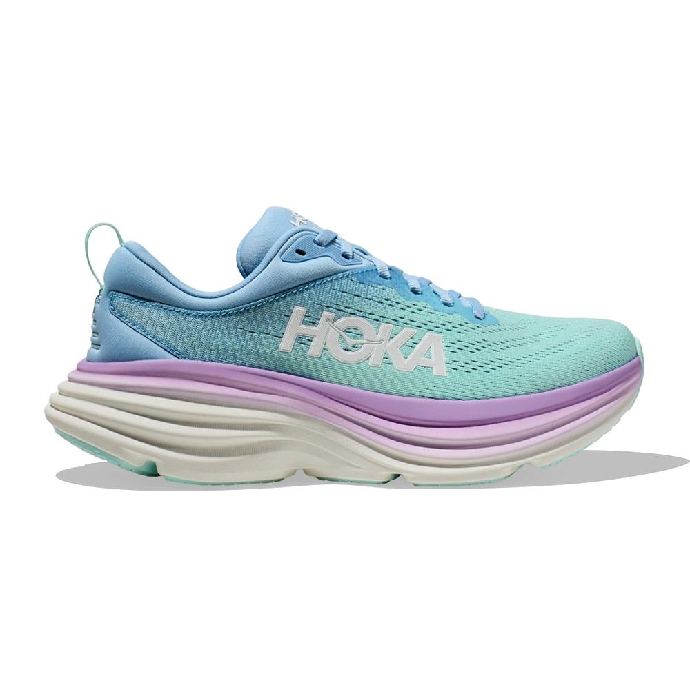 Hoka Running Femenino Bondi 8 Airy Blue/Sunlit Ocean