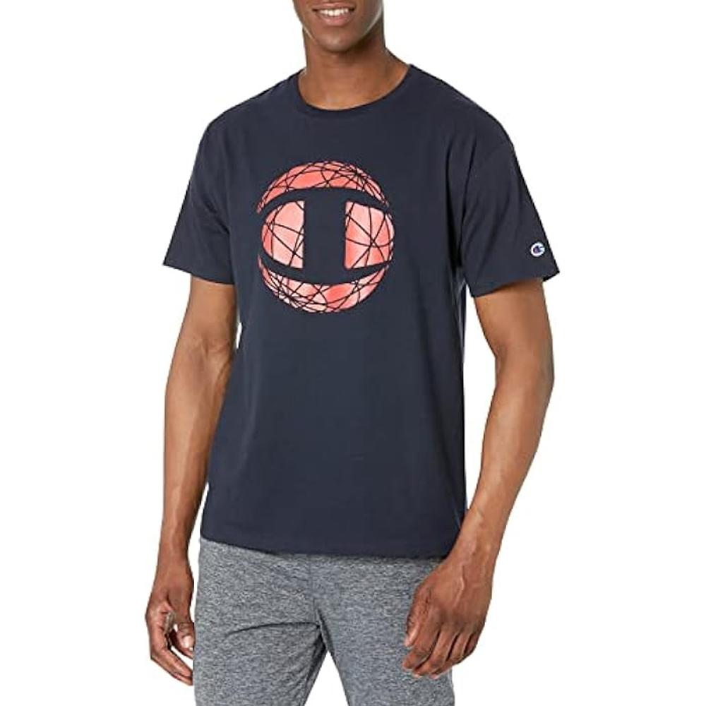Champion Masculino Classic Graphic Tee Navy
