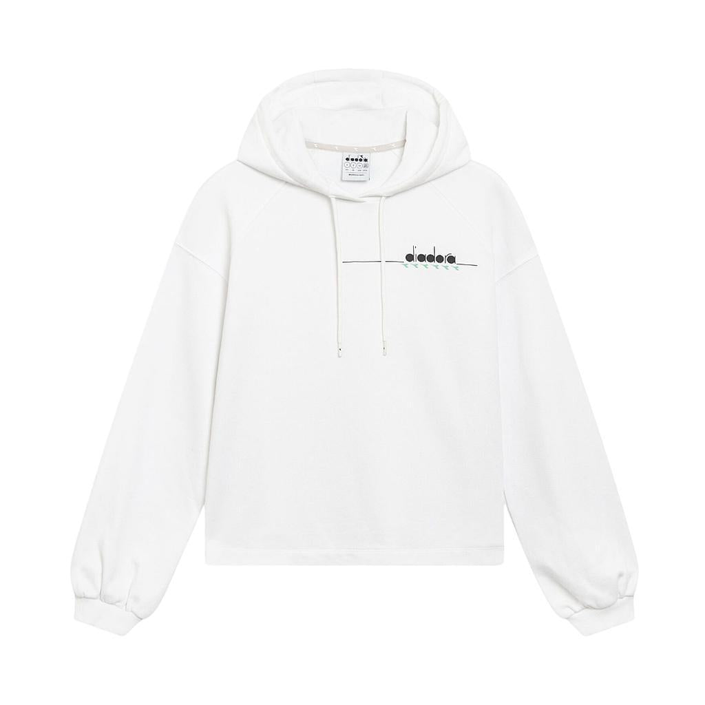 Diadora Canguros Femenino L. Hoodie Ess. Sports Optical White