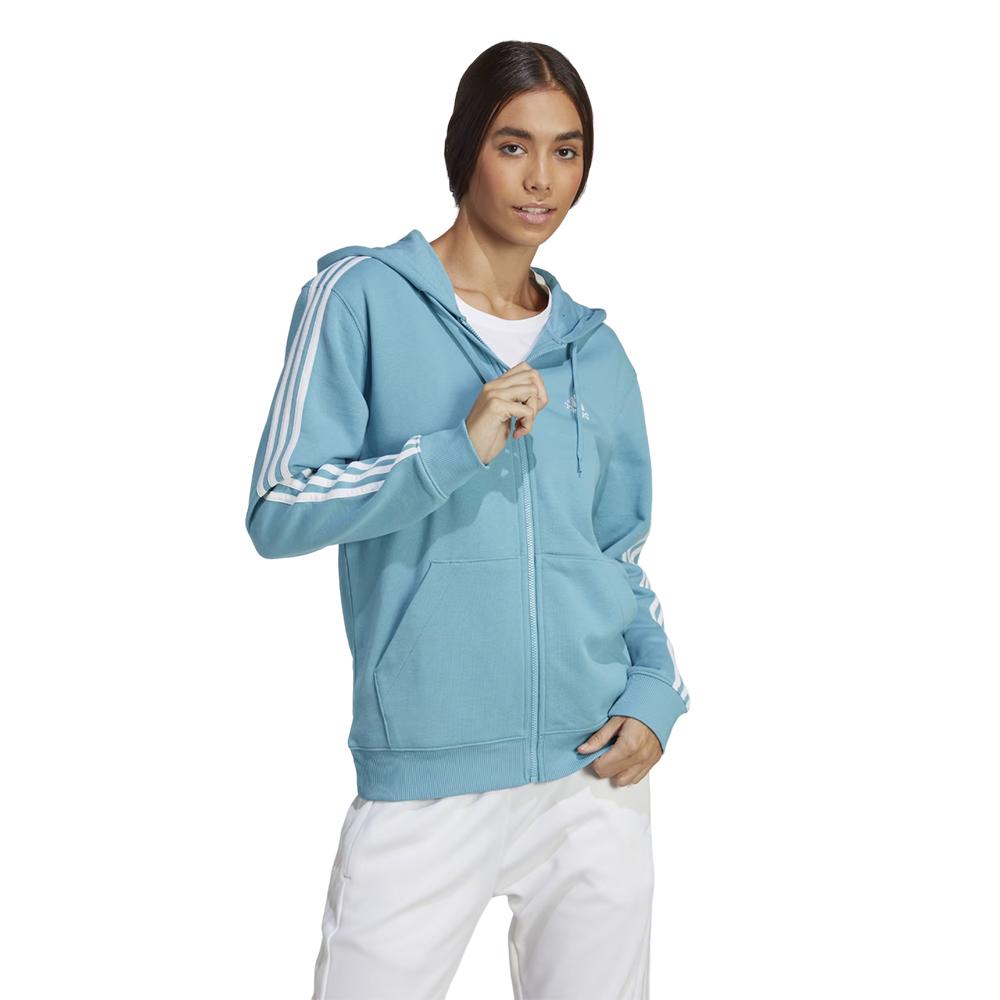 Adidas Camperas Femenino W 3S Ft Fz R Hd Turquesa