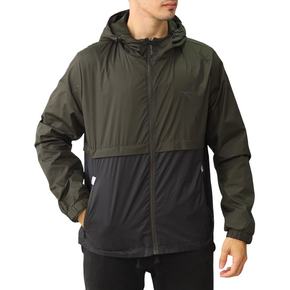 Diadora Camperas Masculino Moda Jacket Glint Green/Black