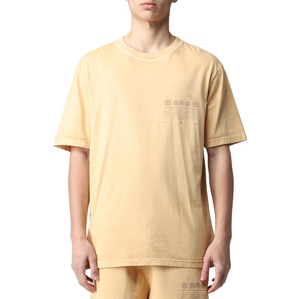 Diadora Remeras Unisex Moda T-Shirt Ss Manifesto Palette Desert Mist