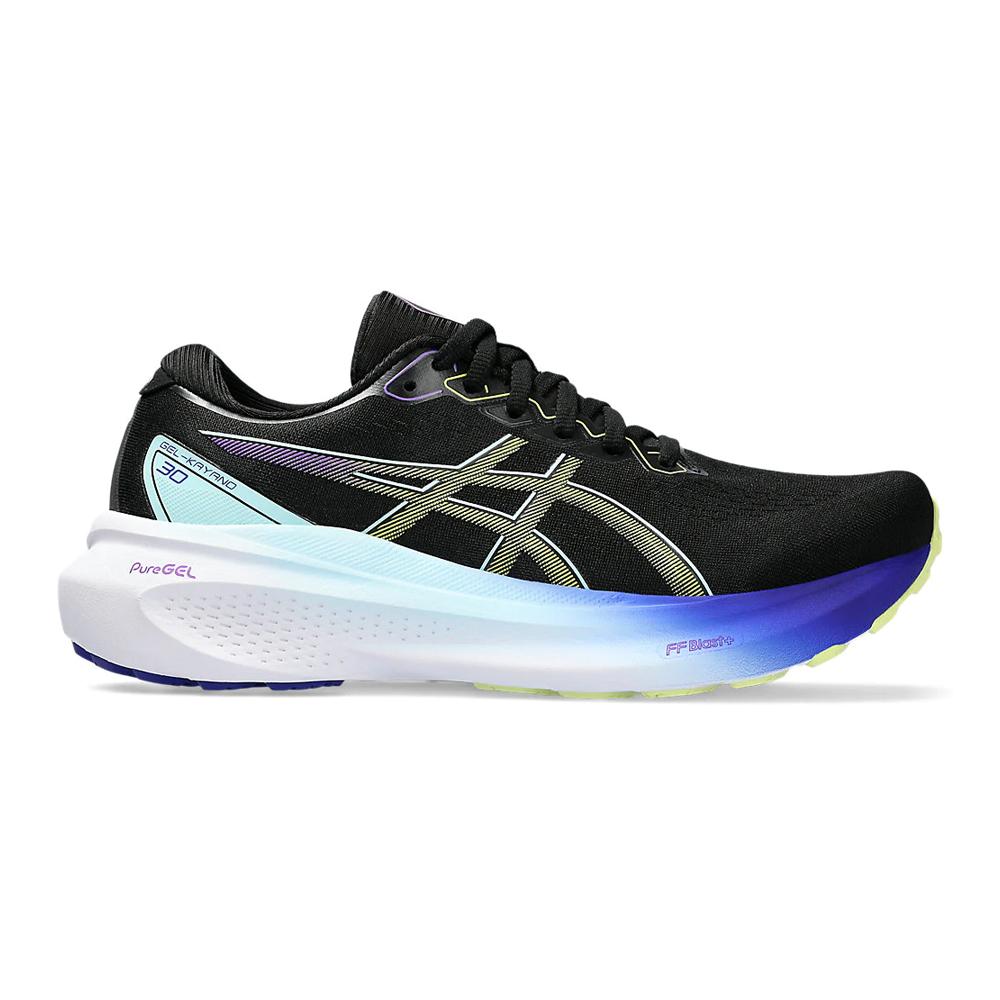 Asics Running Femenino Gel-Kayano 30 Black/Glow Yellow