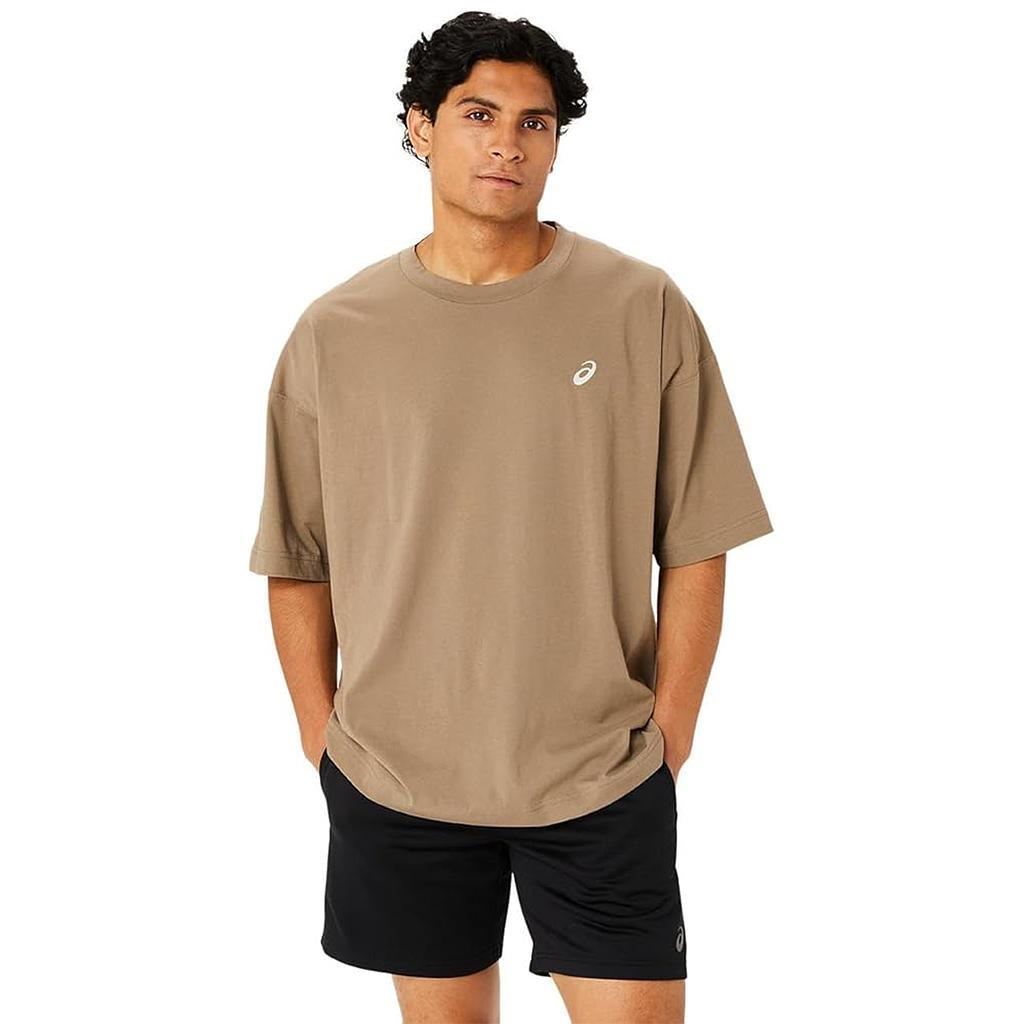 Asics Remeras Masculino Training Spiral Relax Embroidery Tee Pepper