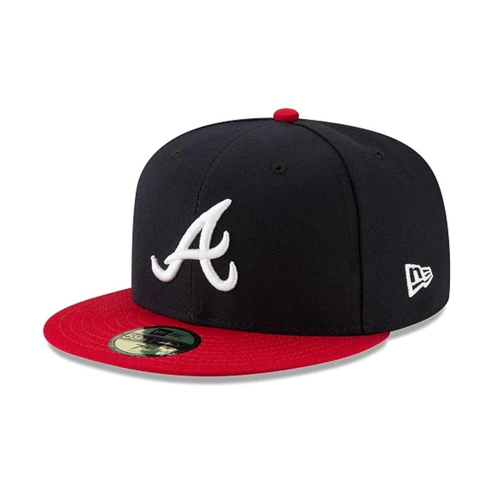 New Era Gorros MLB 59Fifty Atlanta Braves Red/White/Black