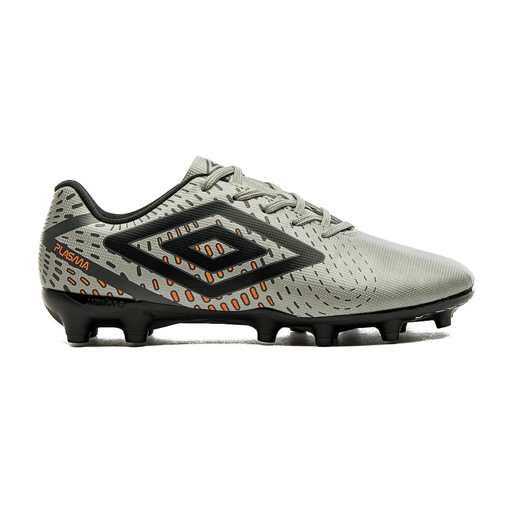 Umbro Campo Masculino Futbol Plasma Gris/Negro/Naranja