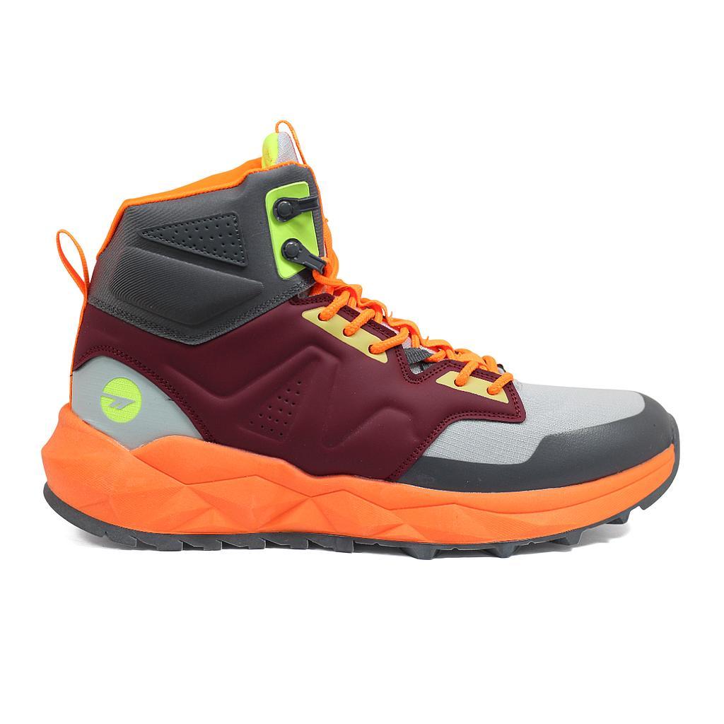 Hitec Deportivos Masculino Hiking M Geo Sand Trail Mid Red/Dk Grey/Orange