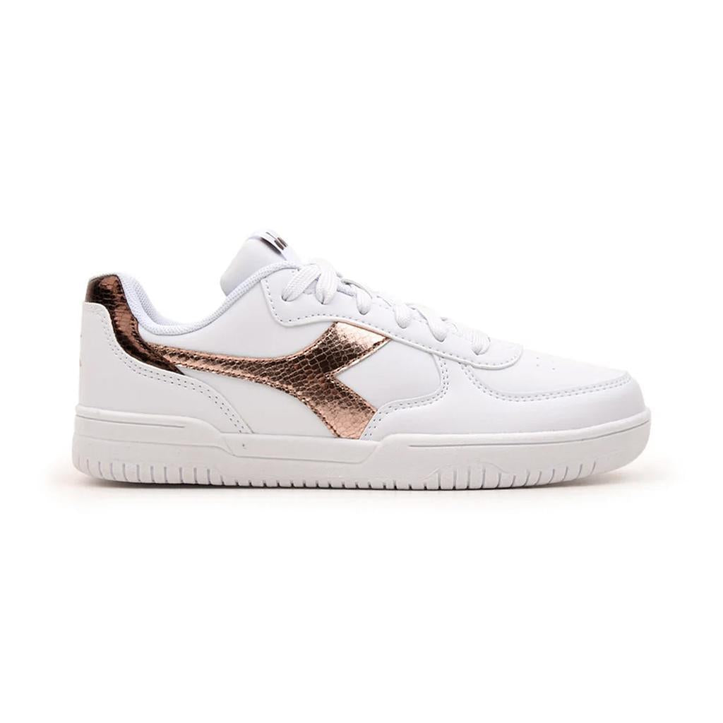Diadora Lifestyle Femenino Moda Raptor Mid Crystal Wn White/Pink Peachskin