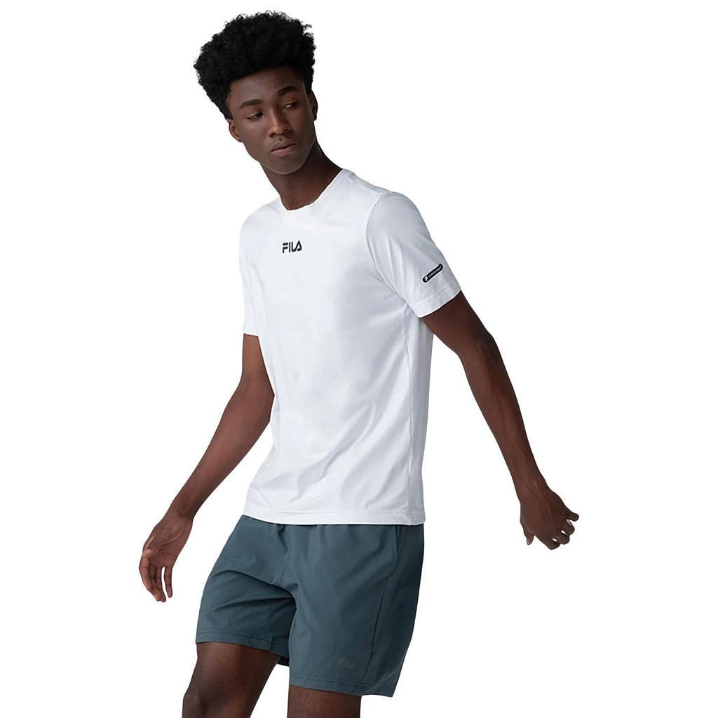 Fila Remeras Masculino Training Sun Protect Breezy White
