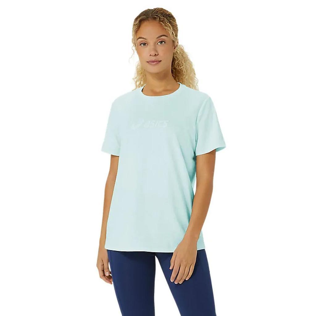 Asics Remeras Femenino Training Core Logo Tee Soothing Sea