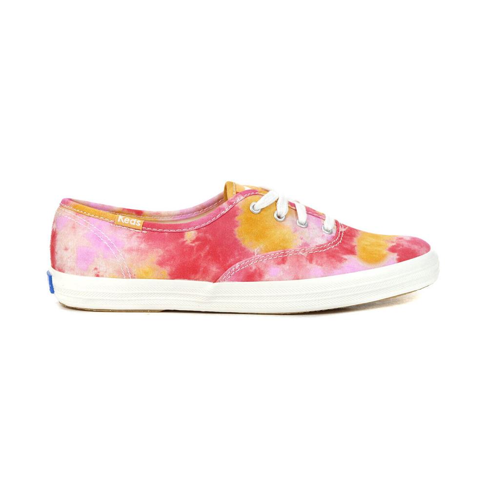 Keds Lifestyle Femenino Moda Champion Canvas Tie Dye Pink/Orange