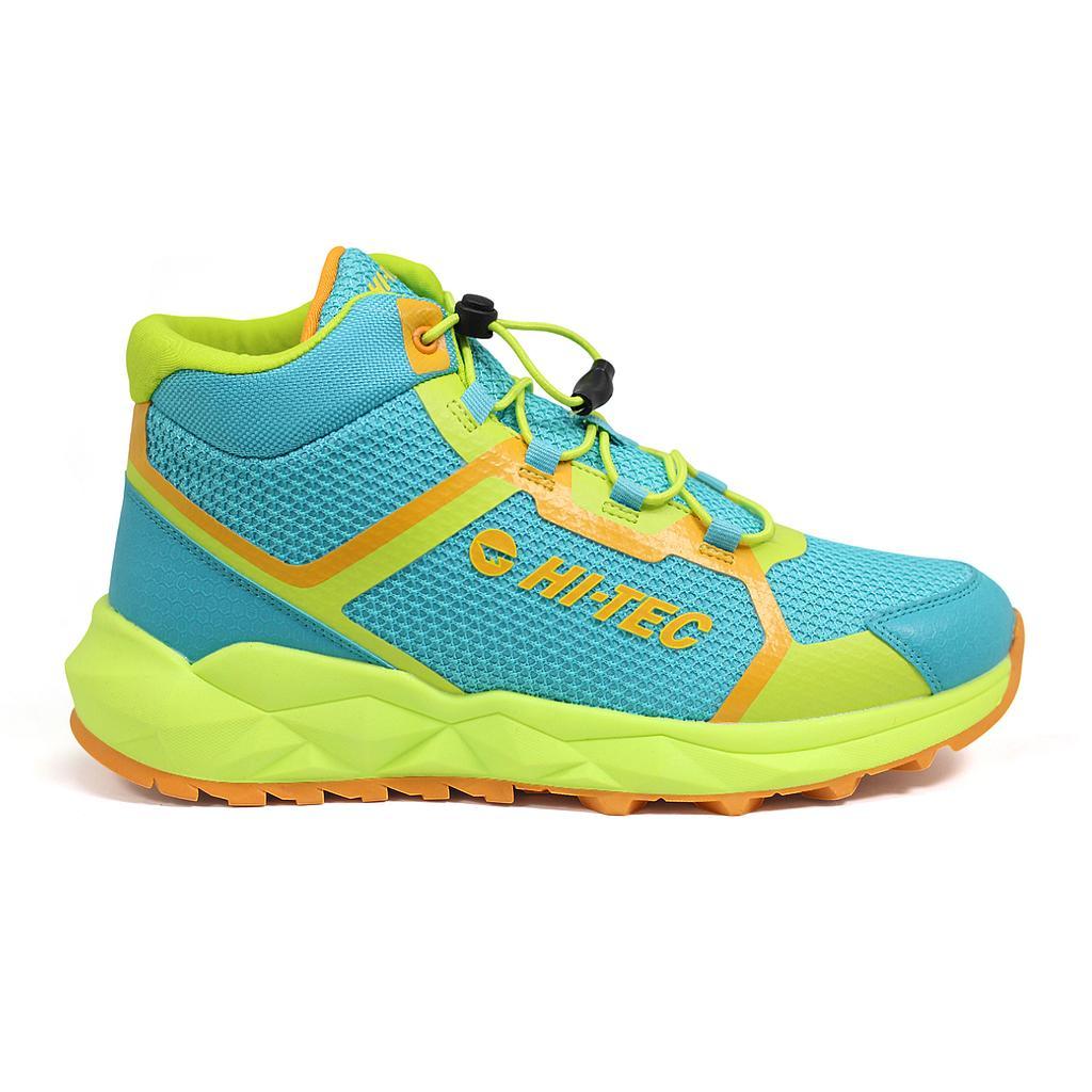 Hitec Deportivos Masculino Hiking Geo Dyn Trail Mid Aqua/Yellow/Lt Green