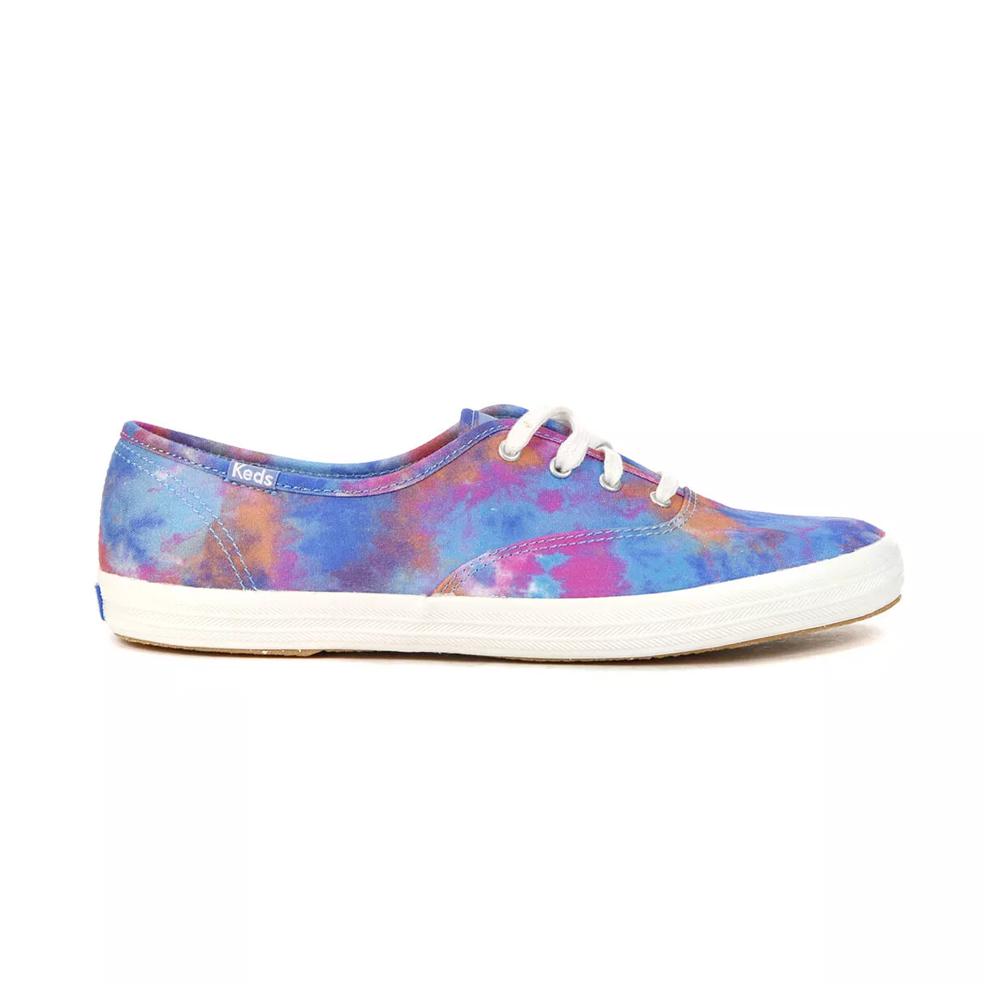 Keds Lifestyle Femenino Moda Champion Canvas Tie Dye Blue/Pink