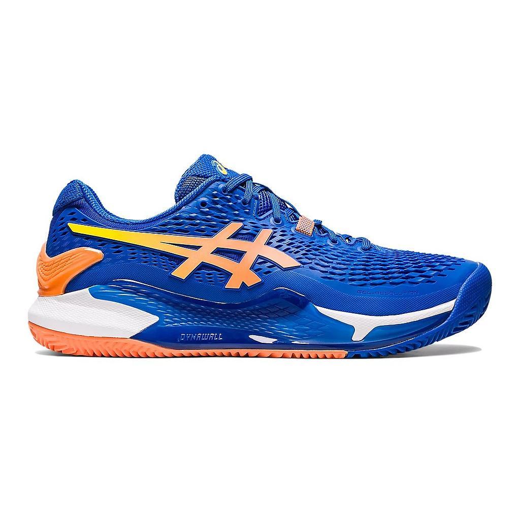 Asics Tenis Masculino Gel-Resolution 9 Clay Tuna Blue/Sun Peach