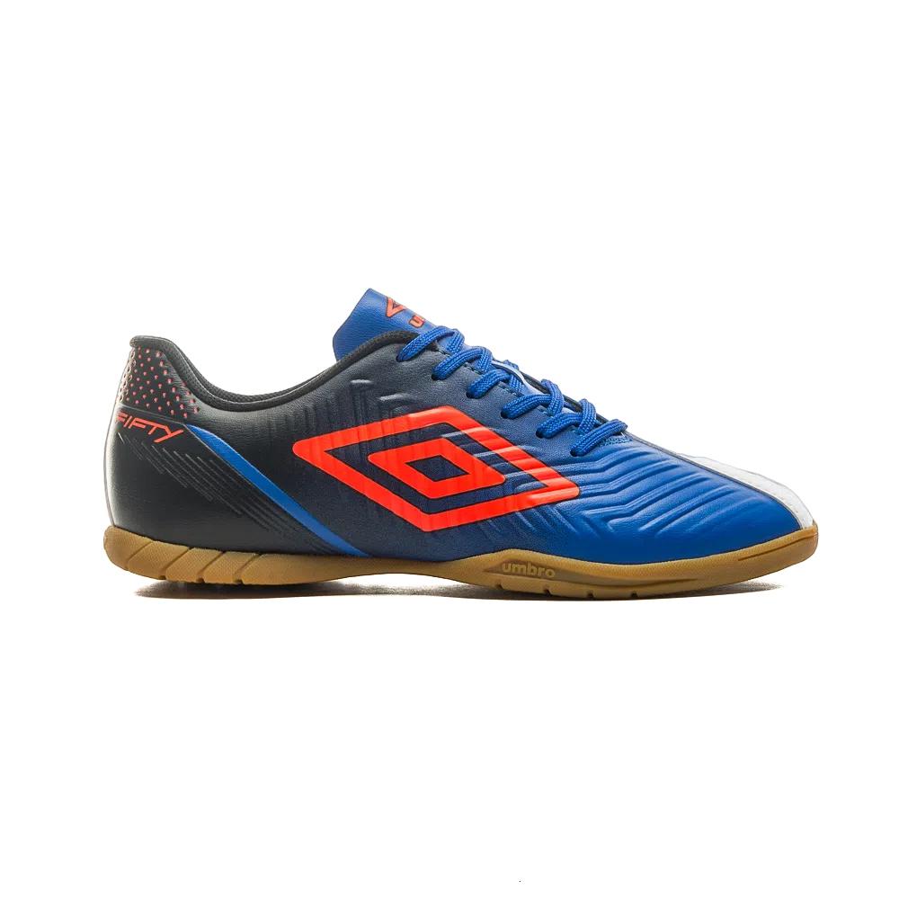 Umbro Masculino Futbol Indoor Fifty Iv Azul/Preto/Coral