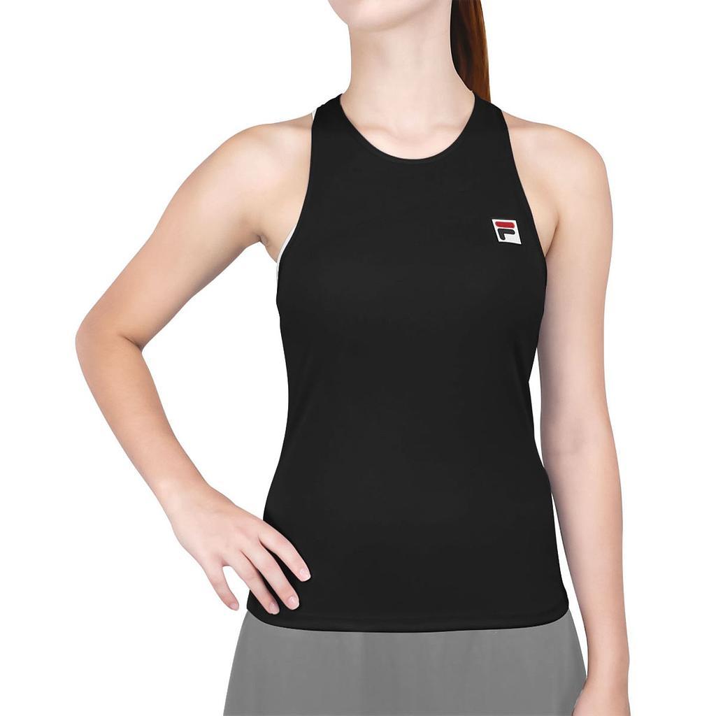 Fila Musculosas Femenino Tenis Backspin Cami Tank Top Black