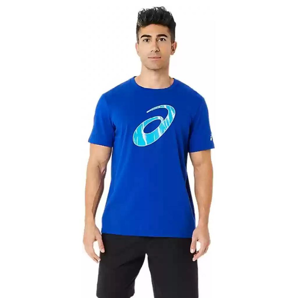 Asics Remeras Masculino Training Seasonal Logo Graphic True Blue