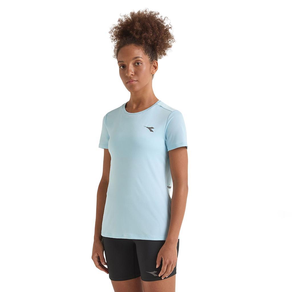 Diadora Remeras Femenino Running L. Ss T Corydalis Blue