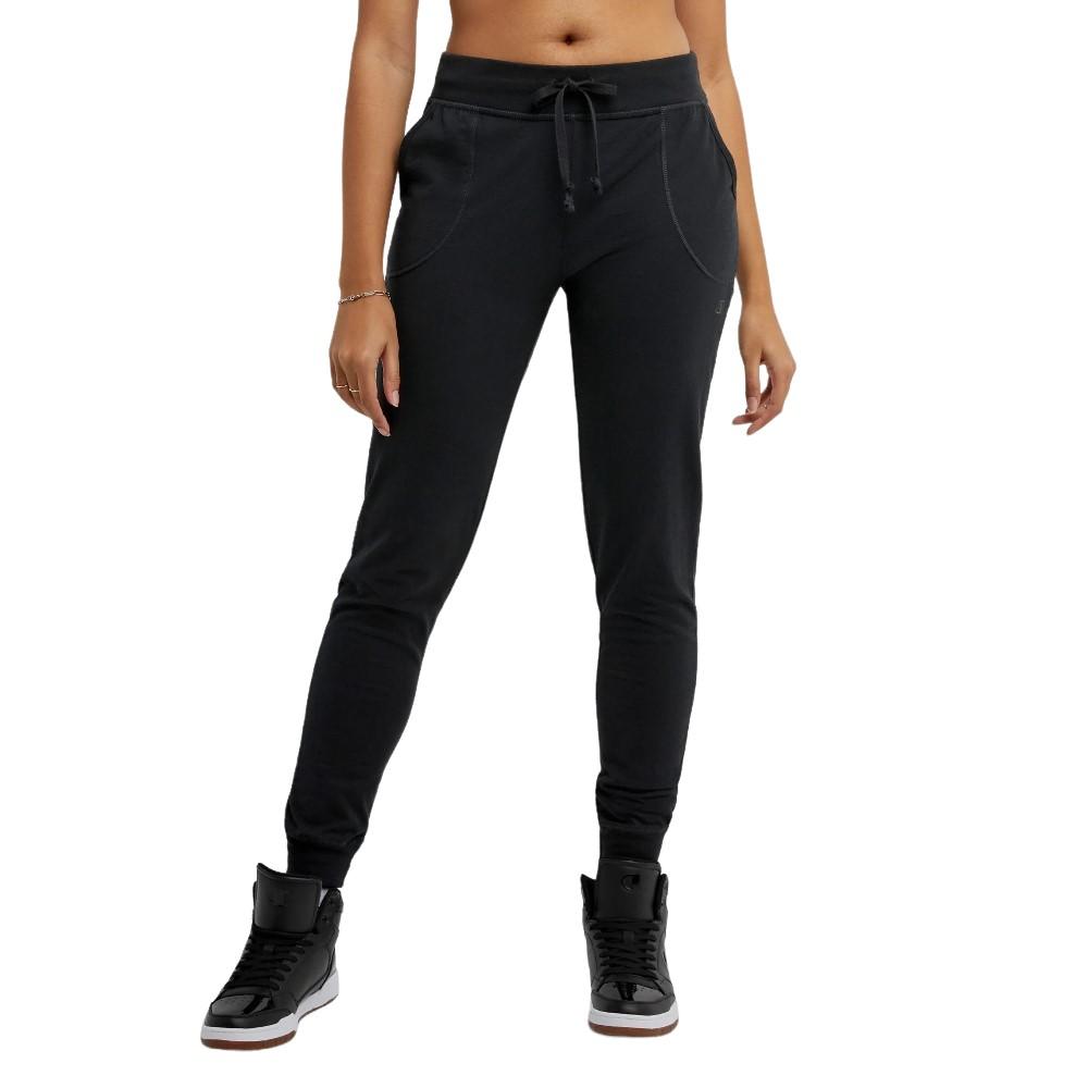 Champion Femenino Jersey Jogger Black