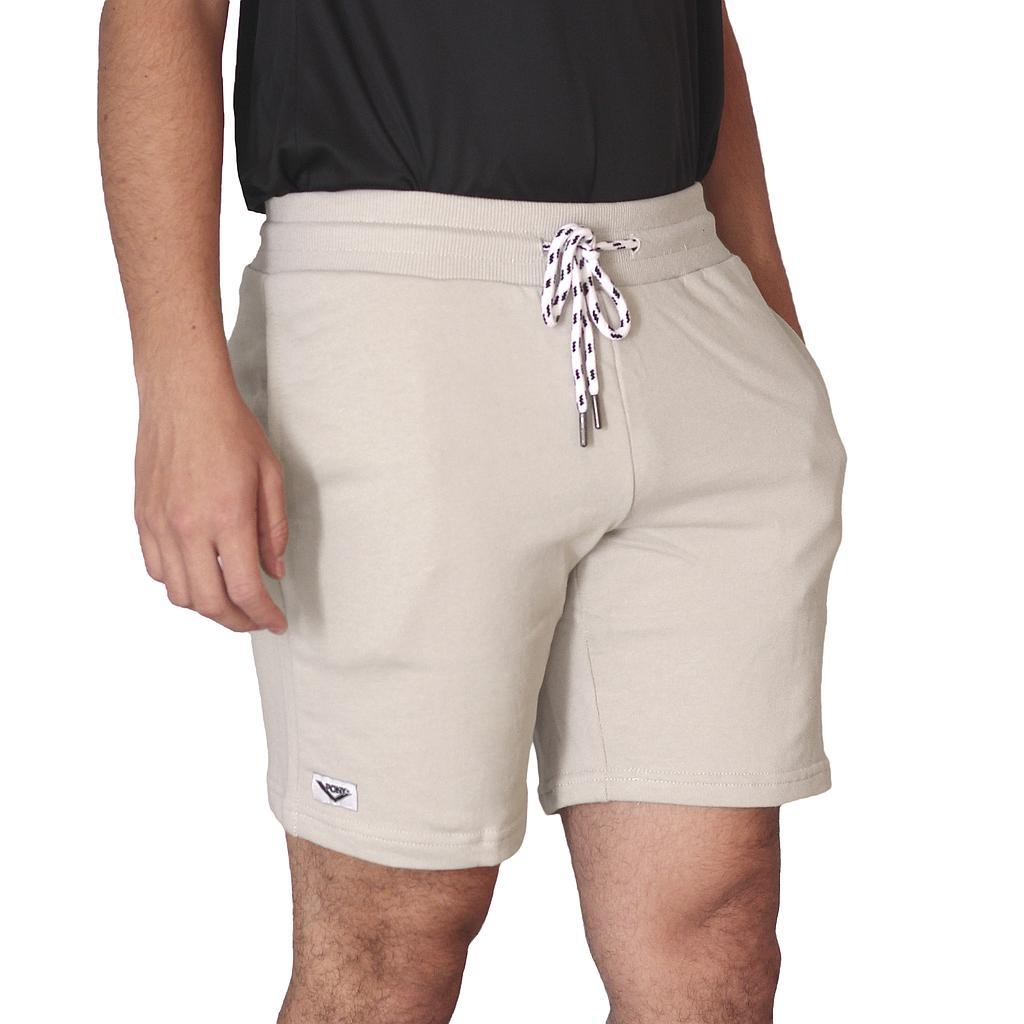Pony Shorts Masculino Moda Terry Light Grey