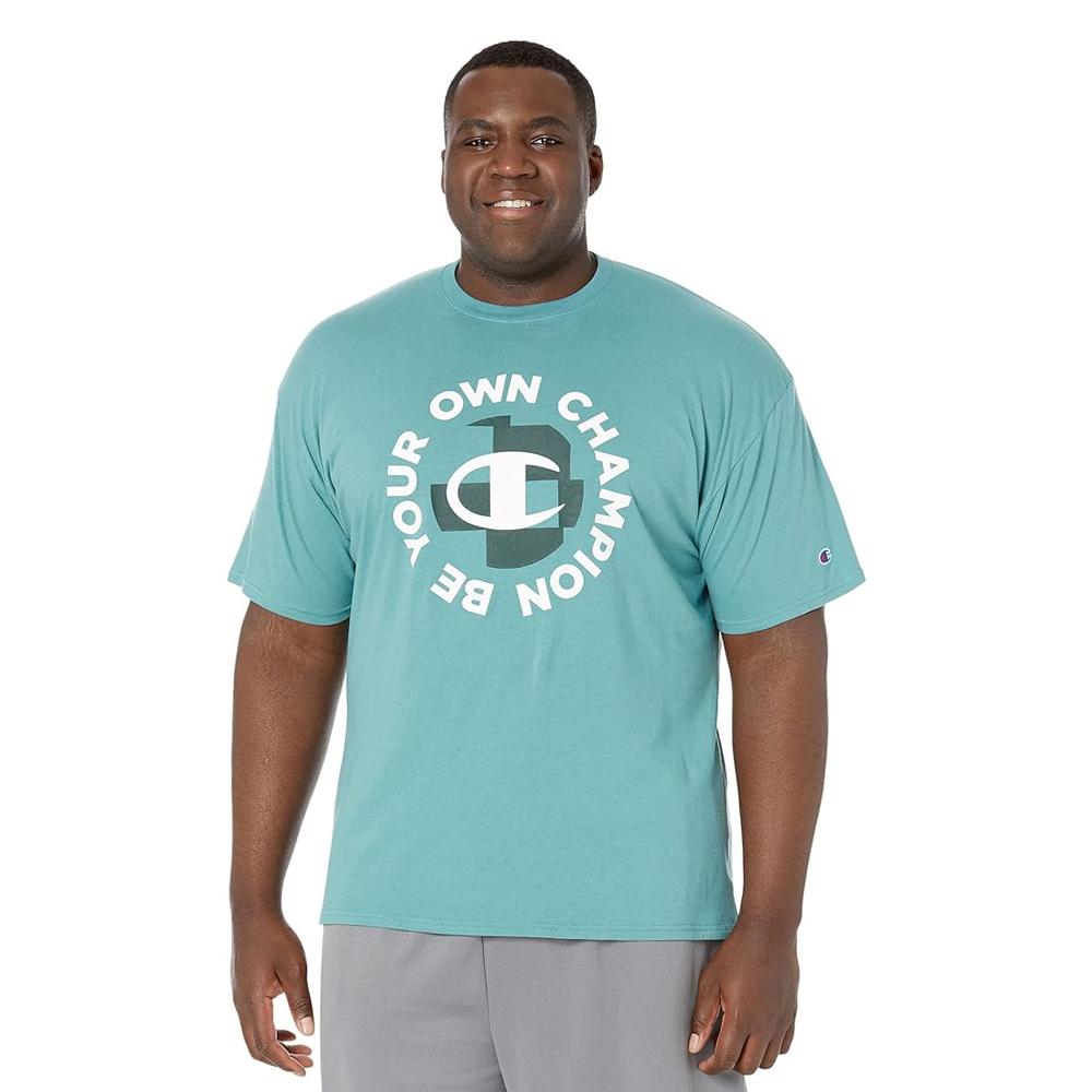 Champion Remeras Masculino Short Sleeve JS Aqua Tonicl
