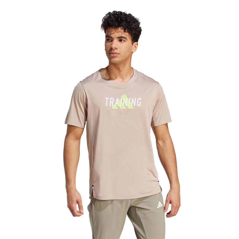 Adidas Remeras Masculino D4M Wogfx Tee Beige
