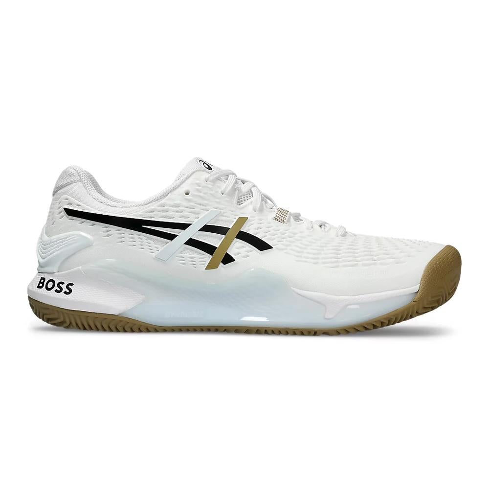 Asics Tenis Masculino Gel Resolution 9 Clay White/Black
