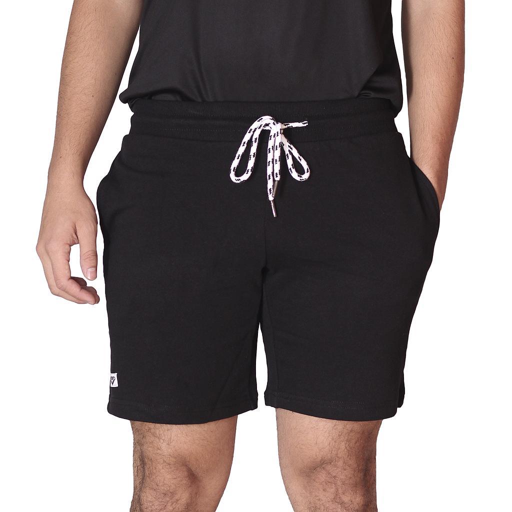 Pony Shorts Masculino Moda Terry Black