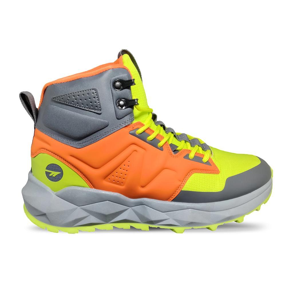 Hitec Deportivos Masculino Hiking M Geo Sand Trail Mid Orange/Lt Green/Black