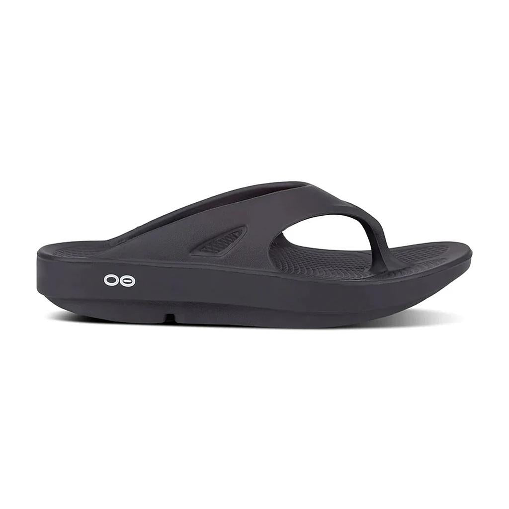 Oofos Zapatillas Unisex Active Recovey OOriginal thong Black