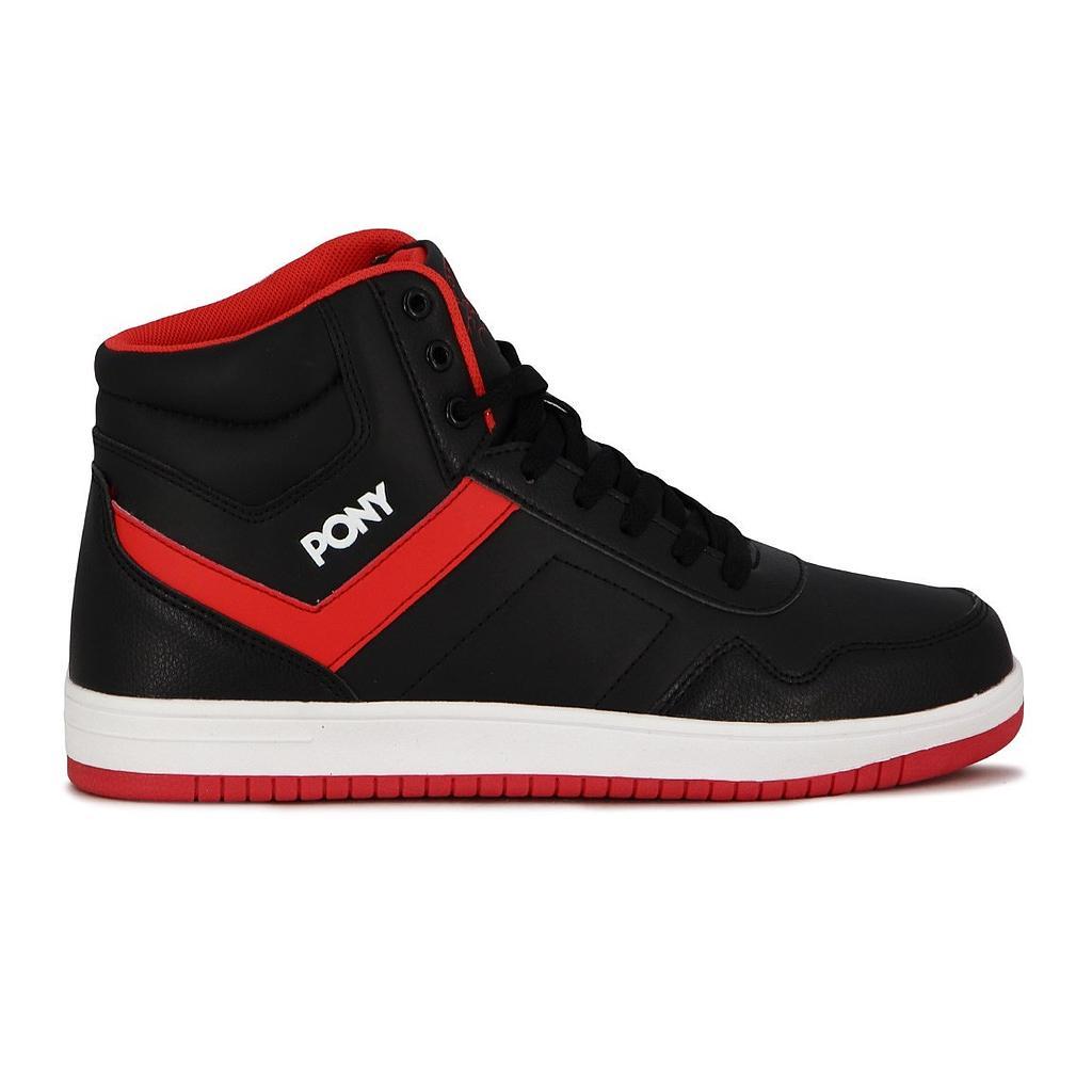 Pony Botas Masculino Moda Wt22518 M 16 Black/Red