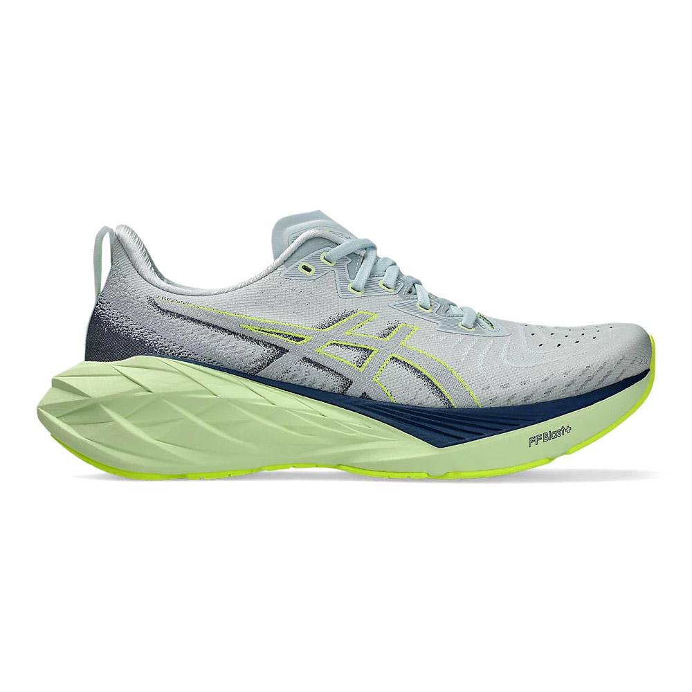 Asics Deportivos Masculino Running Novablast 4 Cool Grey/Blue Expanse
