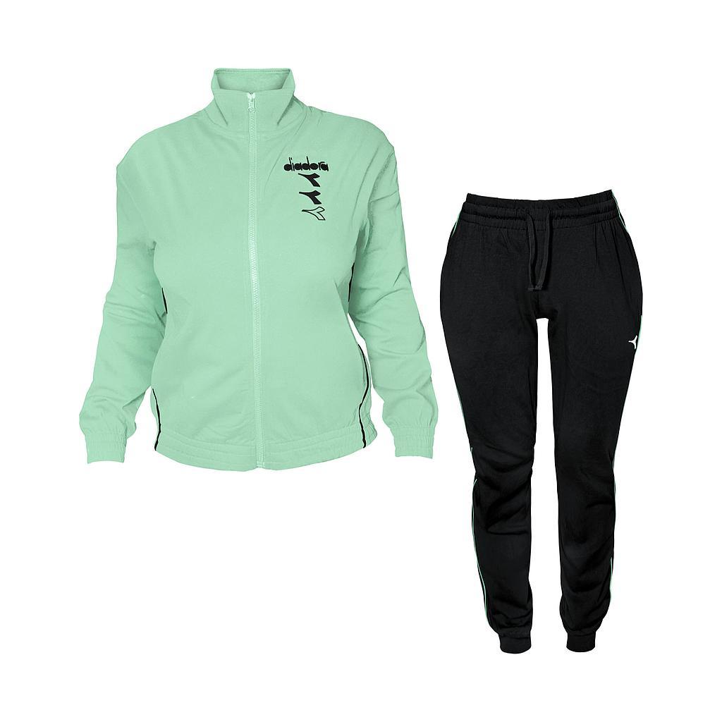 Diadora Conjuntos Femenino Moda L. Tracksuit Fz (Hj) Green Bird-S Egg