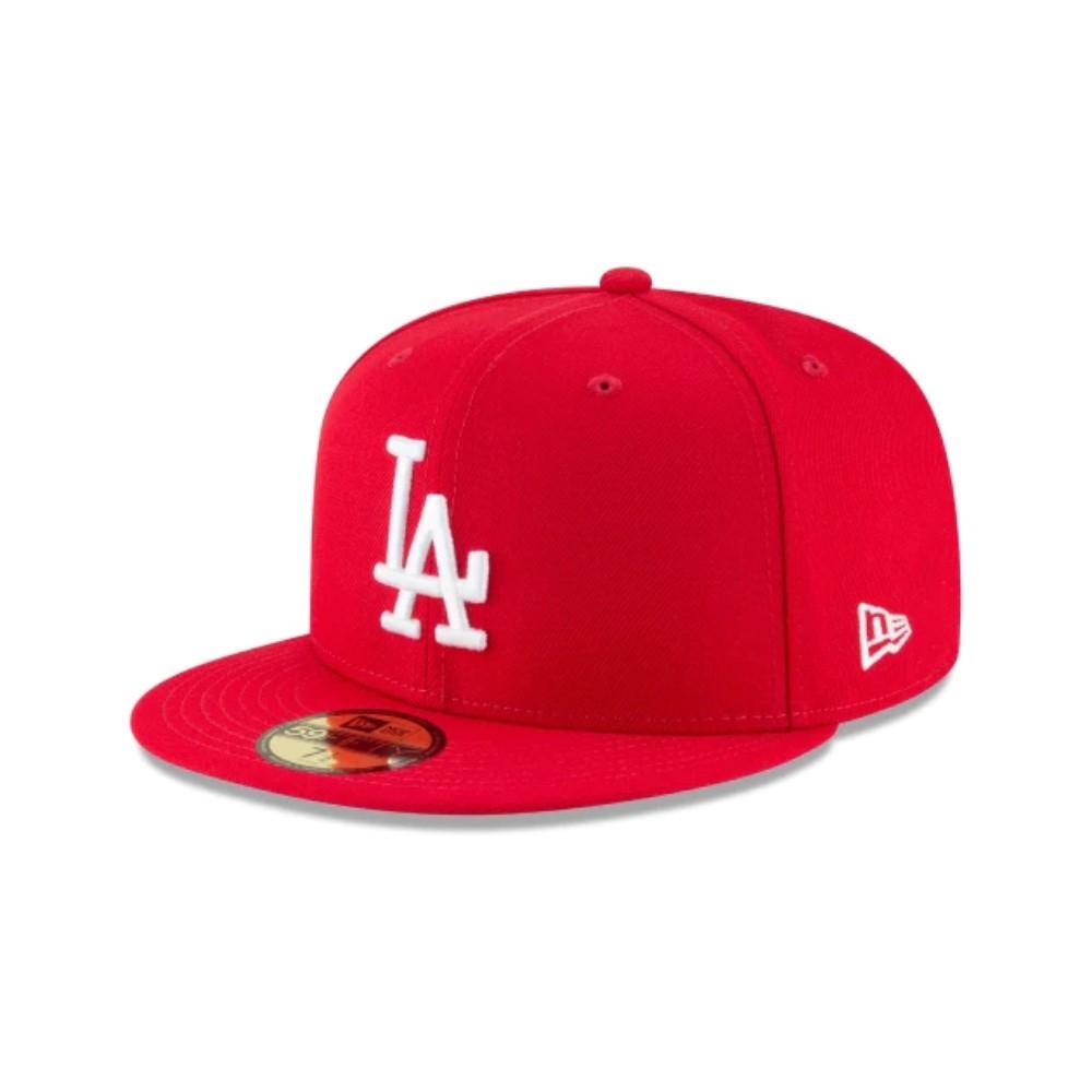 11591141 New Era Gorros MLB 59Fifty Los Angeles Dodgers Red