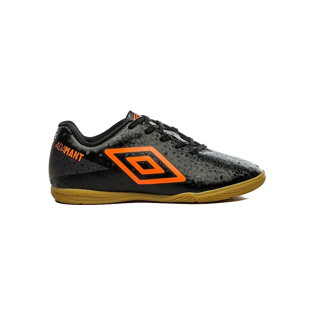 Umbro Indoor Niños Futbol Adamant Jr Preto/Laranja/Furtacor