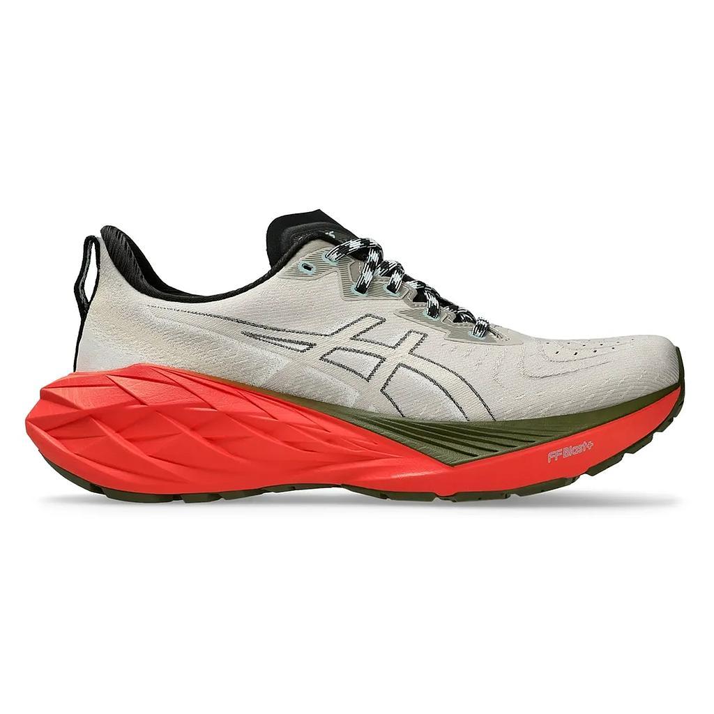 Asics Deportivos Masculino Running Novablast 4 Tr Nature Bathing/Red Snapper