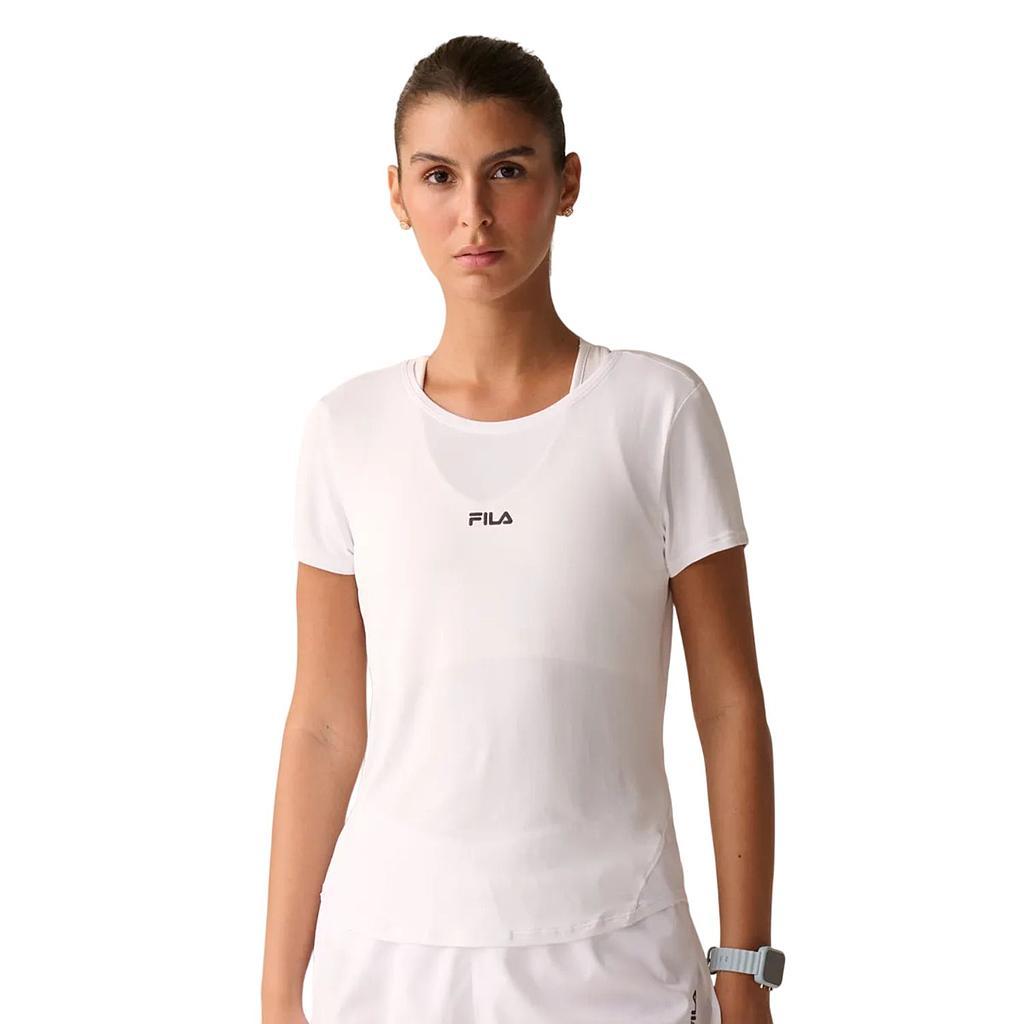 Fila Remeras Femenino Running Blouse New White/Black