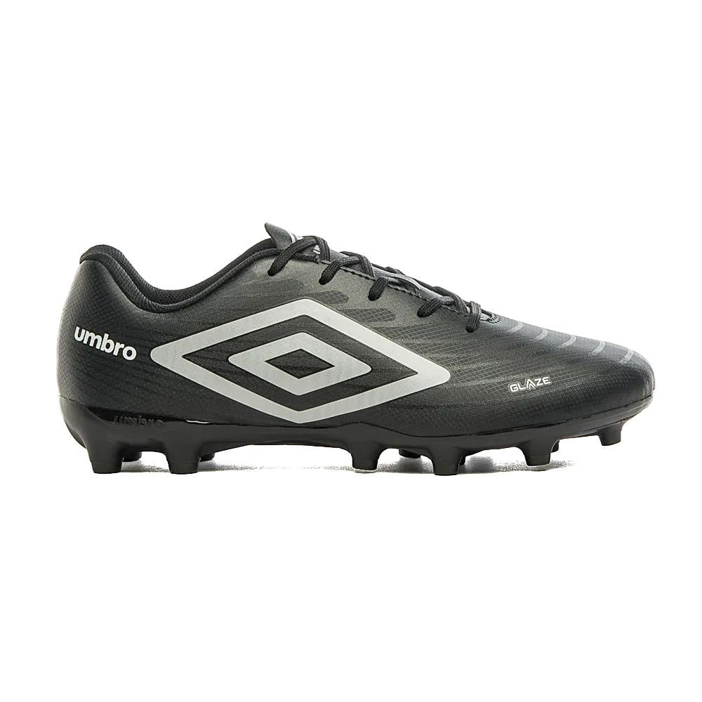 Umbro Campo Masculino Futbol Glaze Negro/Plata/Blanco