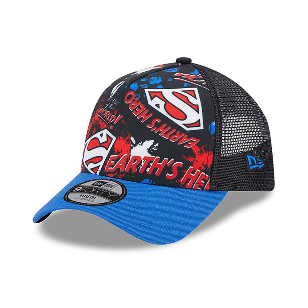 60364329 New Era Gorros Entretenimiento 9Forty DC Print Superman Med Blue