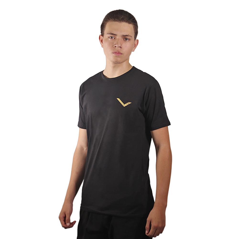 Pony Remeras Masculino 50Th Chevron Centennial Negro