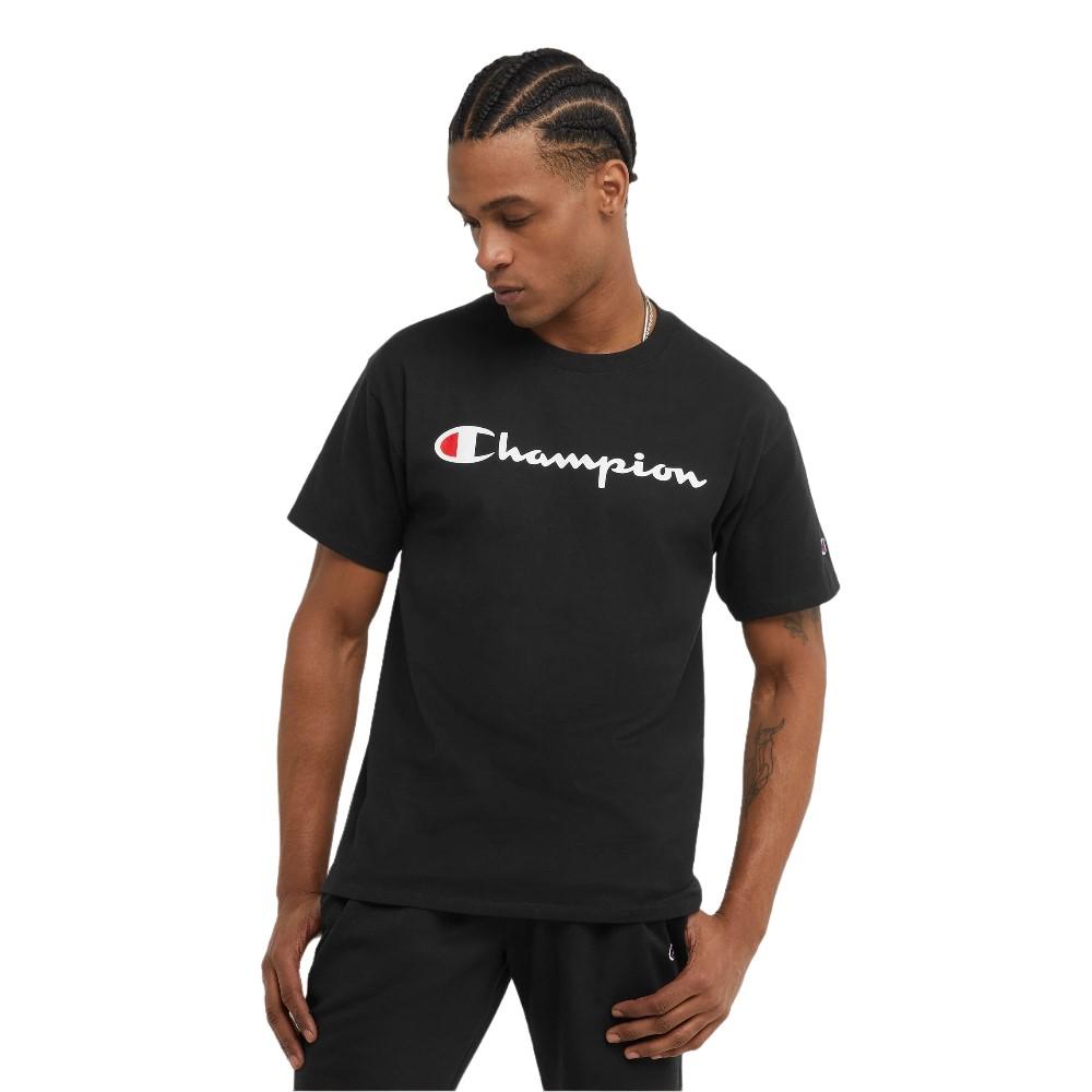 GT23HY06794-003 Champion T-Shirt Masculino Classic Graphic Tee Black