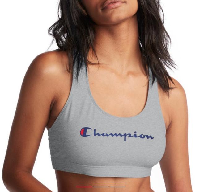 Champion Sport Bra Femenino 029 Reissue Bra Oxford Gray