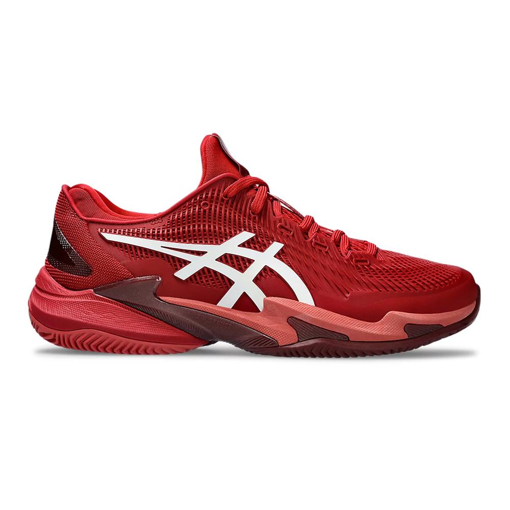 Asics Tenis Masculino Court Ff 3 Novak Clay Cranberry/White