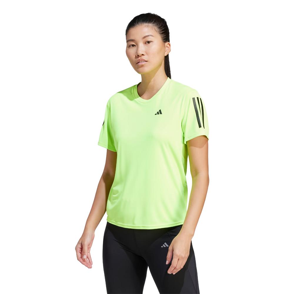 Adidas Remeras Femenino Own The Run Tee Verde Limon