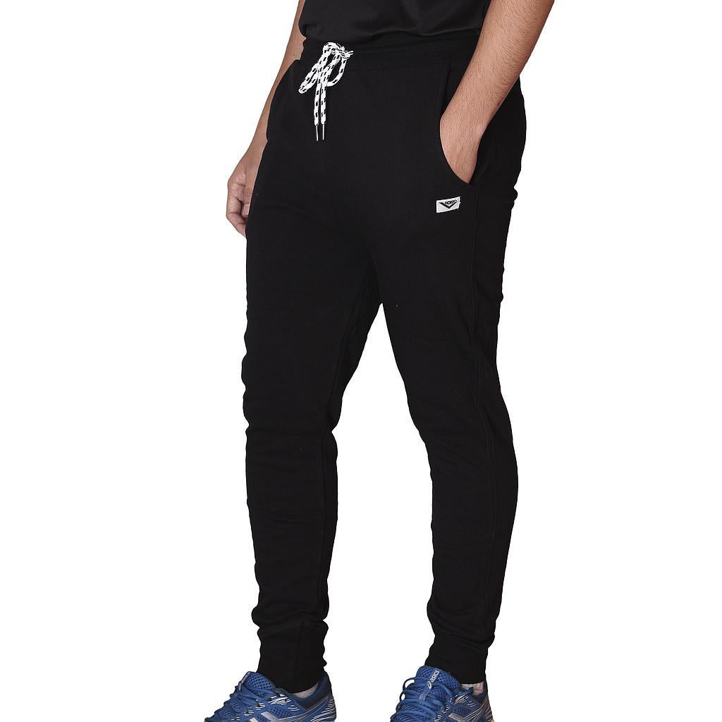 Pony Pantalones Masculino Moda Jogger Black